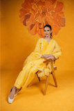 Yellow Short Kurta Set