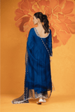 Ink Blue Anarkali Set