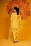 Yellow Short Kurta Set
