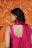 Hot Pink Anarkali Set