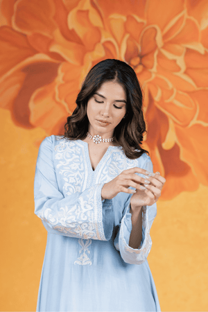 Powder Blue Kurta & Pants