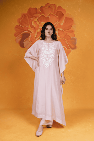 Blush Pink Kaftan Set