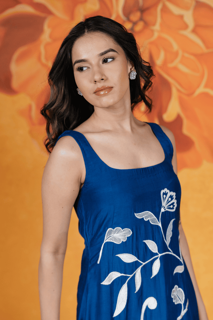 Ink Blue Long Dress