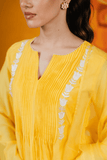 Yellow Short Kurta Set