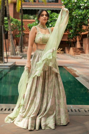 Hara Bagh Lehenga Set